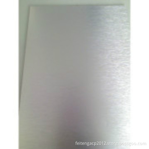 Perfect Silver Brushed Aluminum Composite Panel